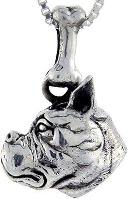 boxer dog pendant