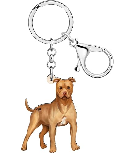 3D Printed Pitbull Dog Keychain - 3D Printed Articulating Fidget