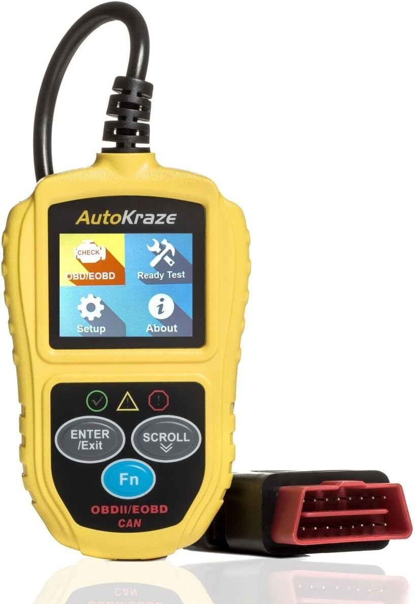 OBD2 Scanner - Car Engine Fault Code Reader | New 2019 Design - Newest Version - CAN Diagnostic Scanner - Clears Trouble Codes to Save You Money | Vehicles of Any Brand | Reliable Durable Easy to Use