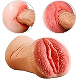 Masturbator Oral Sex Adult Toys Soft Deep Throat Male Blowjob Masturbation Cup with Teeth Tongue R-ealistic Pocket Pussy Sex Toys for Men T-Shirt