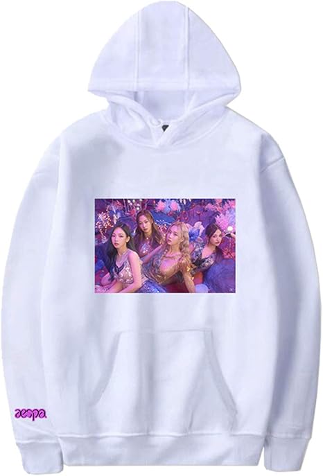 Amazon.com: Kpop AESPA Hoodie New Album Black Mamba Sweatshirt Winter