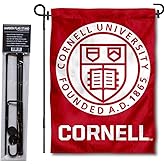 Cornell Big Red Garden Flag with Stand Holder