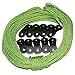 Tent Tools Guyline Tensioner Kit 50ft Ultra Reflective Tent Rope with 10 Aluminum Guyline Adjusters | Incredible Strength & Safety in One Package