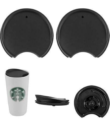 2PCS Black replacement lid compatible with Starbucks 10oz 12oz 16oz cups:  Industrial & Scientific - Amazon.com