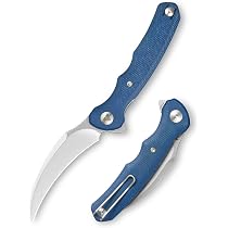 Amazon.com : TRIVISA knives - Lacerta-04G |Hawkbill Folding Knife ...