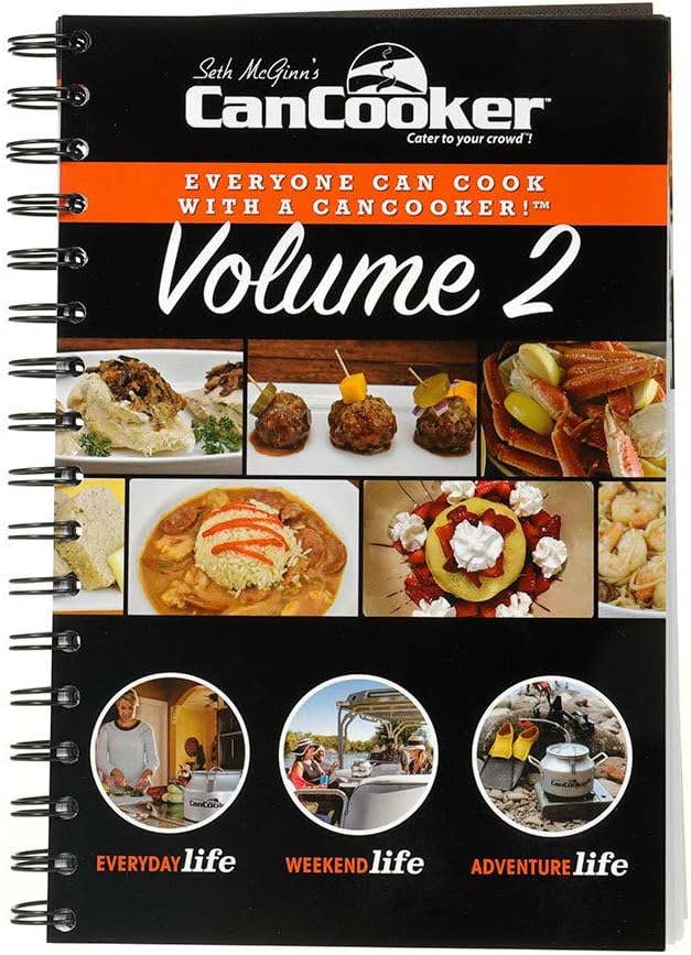 CanCooker Vol. 2 Step-by-Step Cookbook, 90+ Recipes, Standard, Multi, Model:563435