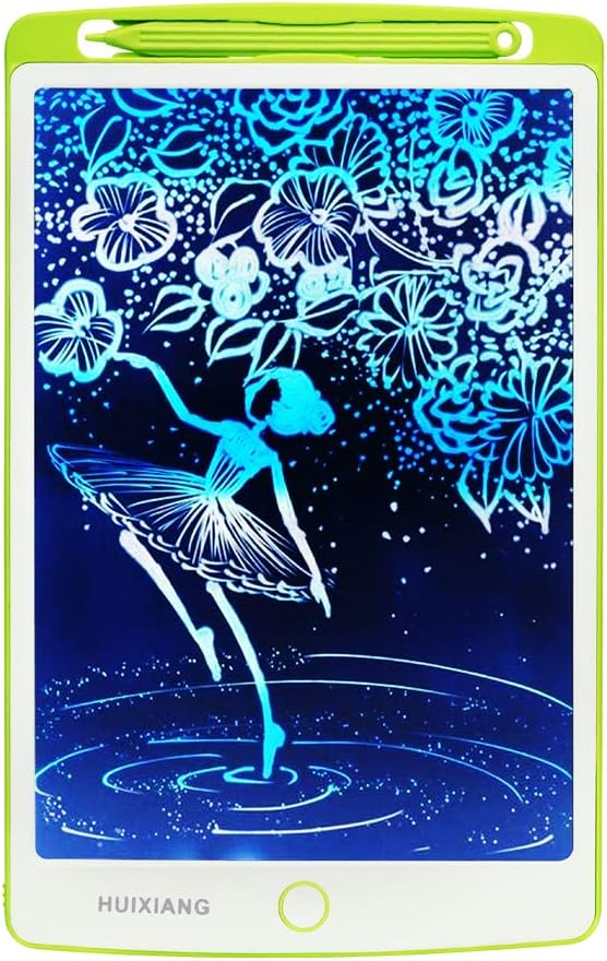 HUIXIANG LCD Writing Tablet 10 Inch Color Electronic Drawing Board with Lock Digital Ewriter Pad Multi Colour Durable…