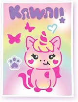 Canal Toys Airbrush Art Activity Case with 8 Colors 10 Stencils Kids Gift 6+ view 10