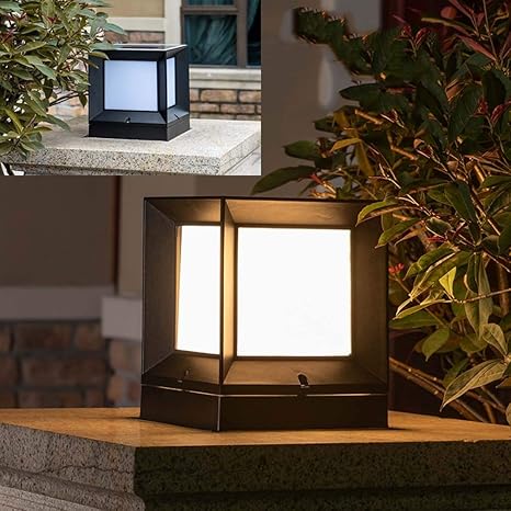 Cerca de la lámpara solar del paisaje del jardín del LED lámpara de