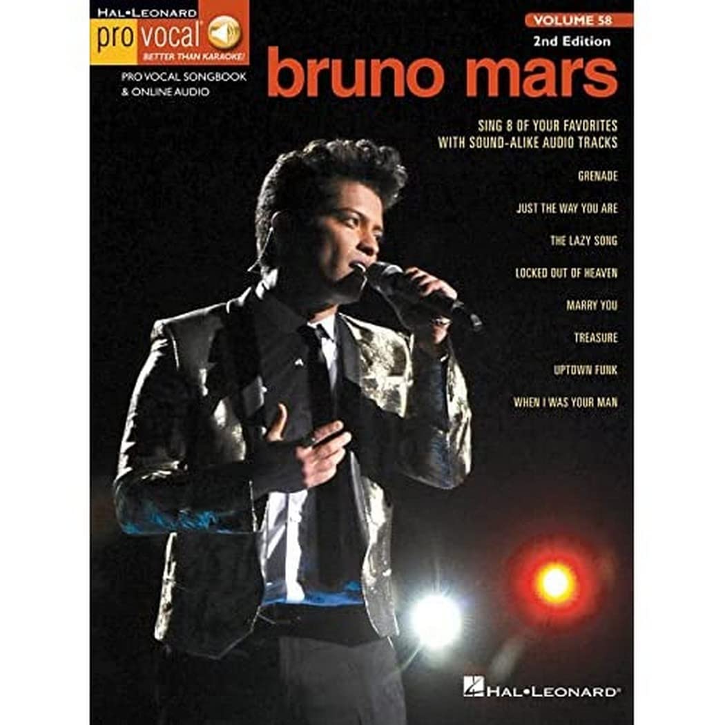 Pro Vocal Men's Edition Volume 58: Bruno Mars (Book/Online Audio) (Includes Online Access Code)