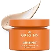 Origins GinZing Glow-Boosting Face Mask | Visibly Brightens Skin Now & Over Time | With Vitamin C & Caffeine from Coffee Beans, 2.5 Fl Oz