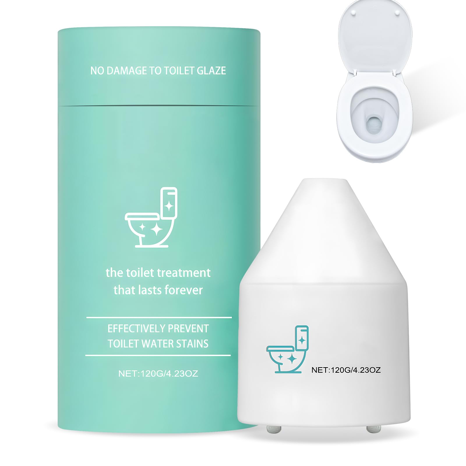 Photo 1 of IMOLL Krazy Clean Toilet Cleaner,Toilets Water Treatment Gel Kit, Cleaning No Scrubbing Required,Automatic Refreshes Toilets Long-Lasting Fresh Scent (4.23 oz)