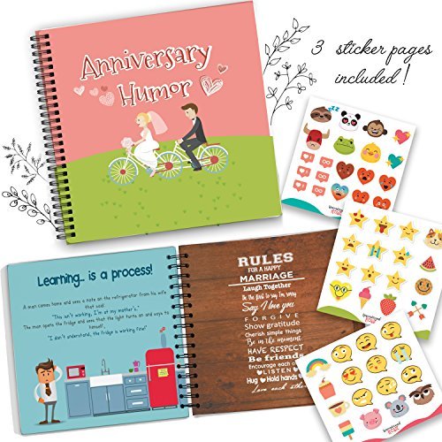 Wedding Anniversary Humor Book - A Hardcover Marriage Memory Book To Cherish Special And Funny Moments Lived Together With Your Spouse! Personalized & Unique Presents For Husbands & Wifes - Thumbnail 4