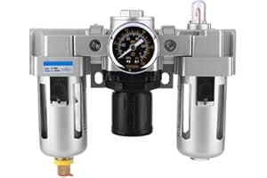 VIAGASAFAMIDO AC3000 SMC Oil Water Separator Pneumatic Lubricator Air Filter Regulator Water Trap Separator Air Compressor Filter Air Drying System Air Compressor Accessories