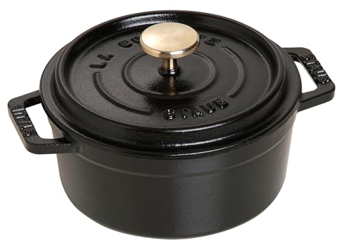 STAUB Cocotte, Cast Iron Casserole 12 cm, 0.4 L, Induction, Made in France