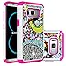 Samsung Galaxy S8 Plus Case,Berry Accessory Studded Rhinestone Crystal Bling Hybrid [ Dual Layer ] Armor Case Cover for Samsung Galaxy S8 Plus 2017 - Colorful Flowers