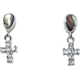 Wild Pearle Abalone Earrings - Faith