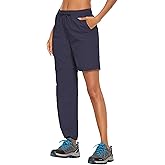 PINSPARK Women's Hiking Zip Off Pants Waterproof Convertible Shorts Lightweight for Camping Sweatpants with Pockets