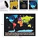 europe america map scratch off gold map scrape-off earth wall poster journal log stylish memory keeper for traveller