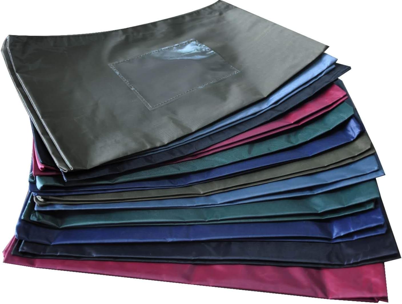 12Pcs Zipper File Bags, Quality Office Filing Documents Storage Bags，A4 Business Zipper File Bags . : Office Products