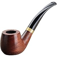 Amazon.com: Joyoldelf Smoking Pipe, Wooden Tobacco Pipe with Gift