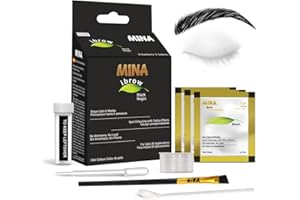 MINAIBROW Mina ibrow Henna Hair Color Black|Long Lasting Natural Spot coloring and Hair Tinting Powder with Brush, Water and Smudge Proof | No Ammonia, No Lead with 100% Gray Converge Upto 30 Application|Vegan and Cruelty free