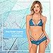 Women's Sexy Bridal Lingerie Lace Strappy Babydoll Open Cup Bra Brazilian Panty Chemise Set Blue Medium