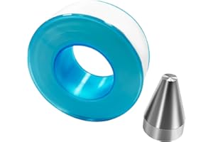 JMSMSH Stainless steel 17 Degree Folding Cone Coin Ring Tools 1/4" to 3/4" Hole Sizes