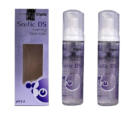 Cipla Saslic DS Foaming Face Wash, 60 