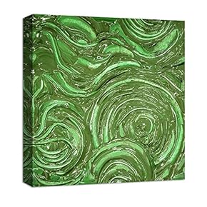 Canvas Wall Art Abstract Oil Painting Features Painting Artwork for Home Decor Framed - 12x12 inches