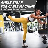 flintronic Ankle Straps for Cable Machines with Double D-Rings view 5