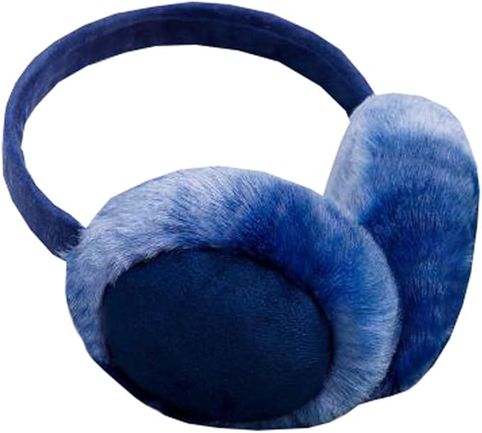 Men Women Durable Soft Earmuffs Winter Earmuffs Ear Warmers, Dark Blue