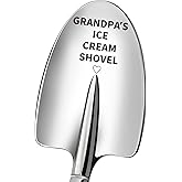 Grandpa Fathers Day Gift, Grandpa Birthday Gift Father's Day Gifts for Grandpa Funny Thanksgiving Christmas Gift Presents for Papa Grandfather Engraved Grandpa's Ice Cream Shovel