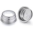 Coffee Filter Basket Compatible With Delonghi Espresso machines ECO311 La Specialista EC9355/EC9155/EC9665/EC9865 - Stainless Steel Pressurized Dual wall two shot accessory (2 CUP)