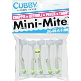 Shadow Mini-Mite Glow Jig-in-a-Tube, Clear