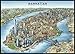 Ravensburger Manhattan Map Jigsaw Puzzle (1000-Piece)