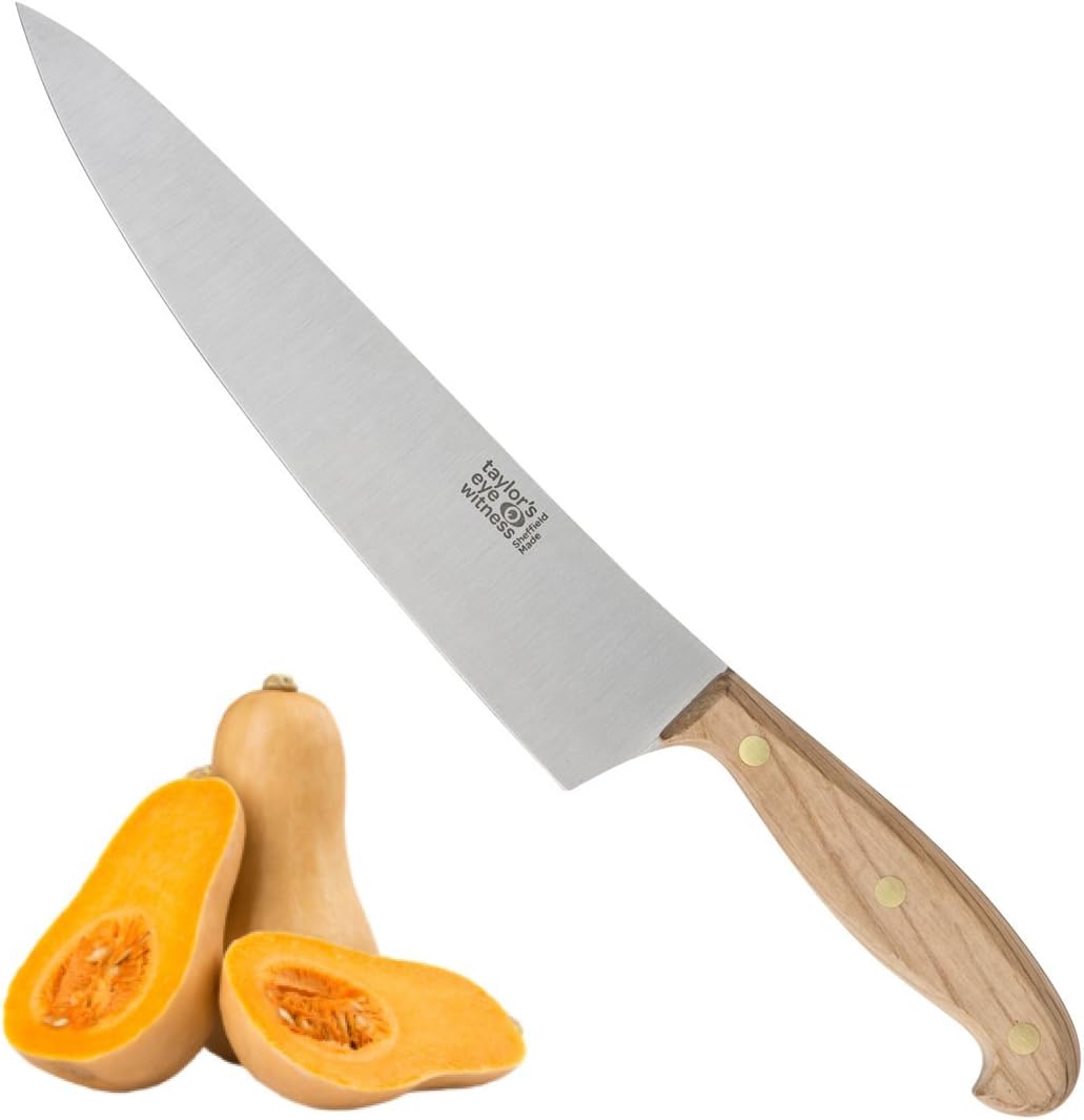 Heritage Oak 8in Cooks Knife