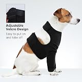 PUMYPOREITY Dog Surgery Recovery Suit Breathable Protective Vest XL Black view 5