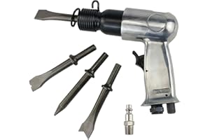 YuYBrightmi 150mm air Hammer kit 4-chisels, 4500 BPM, Pneumatic Hammer Shovel Tool