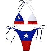 Chile Flag Women Micro Sexy Bikini Bra Set Summer Beachwear Sexy Beach Two Pieces Bathing Suits Swimwear