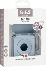 BIBS Pacifier Box with Elastic Sterilizer Box BPA Free Baby Blue view 2