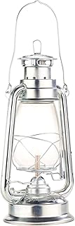 Lunartec Sturmlampe Öl Petroleum-Sturmlaterne mit Glaskolben, verzinkt, 30 cm (Sturmlaterne Öl)