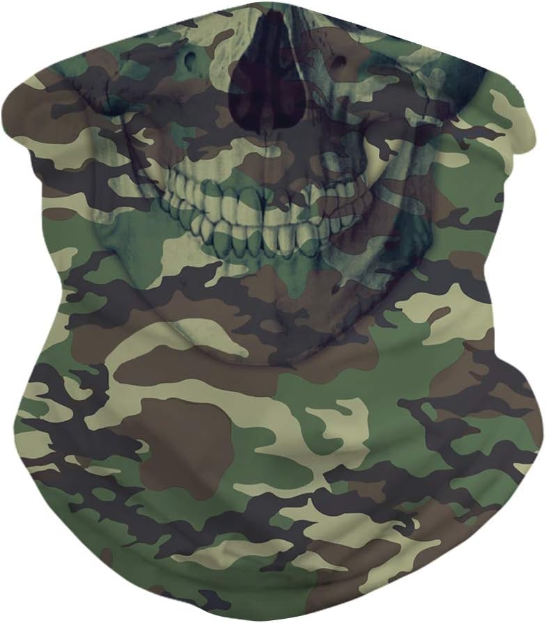 WISFRUIT Fashion Bandana Sarf Multifunctional Headwear Sports & Casual Face Mask Seamless Neck Gaiter Quick-dry Balaclava for Men Women