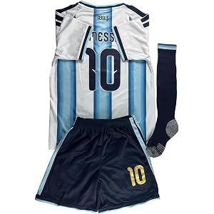 New Kids #10 Football Soccer Jersey Shorts Socks Set Youth Sizes