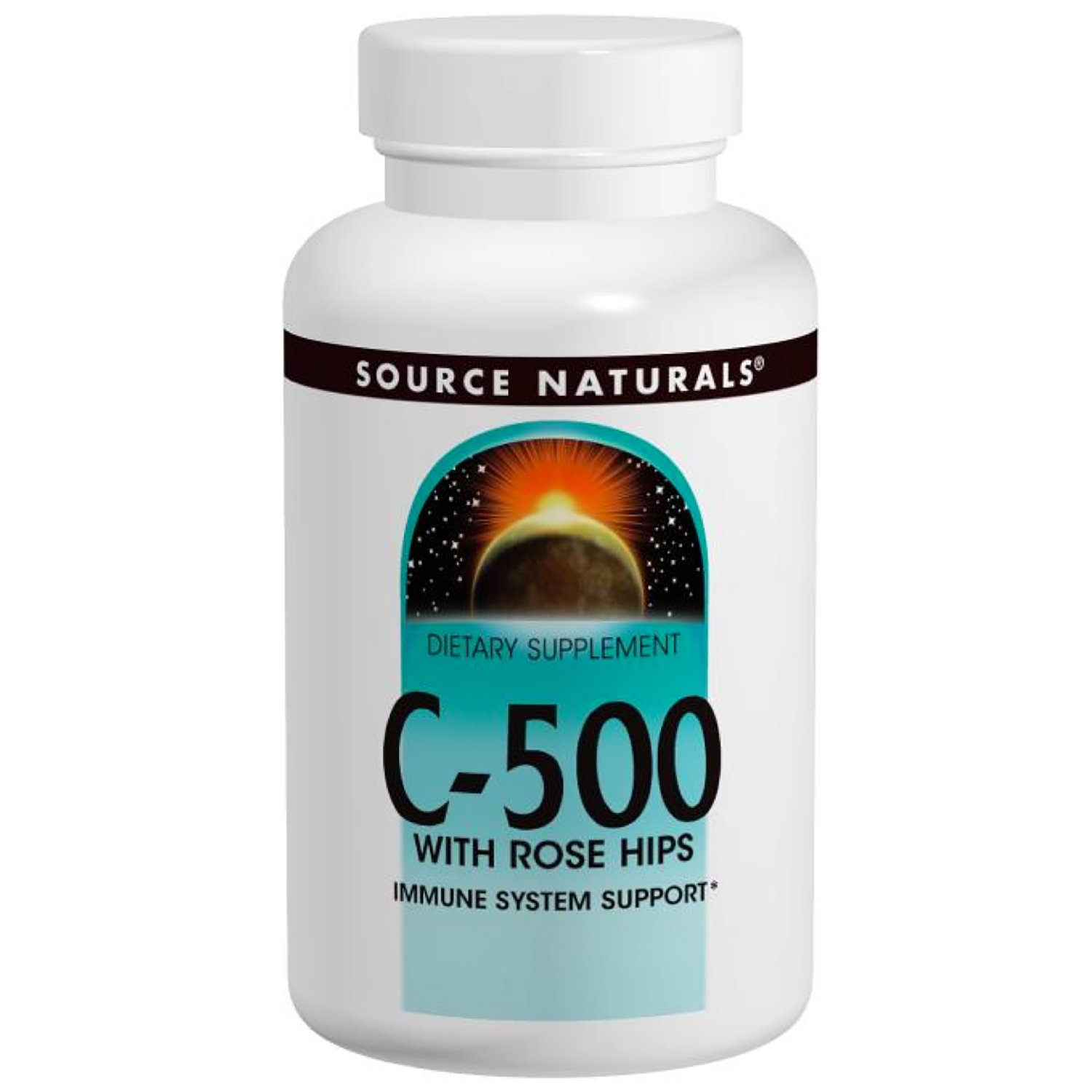 Vitamin C-500 with Rosehips 500mg Source Naturals, Inc. 100 Tabs