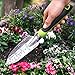Modern Times Living Transplanter Trowel with Ergonomic Handle from Homegrown Garden Tools; Heavy Duty Polished Aluminium Blade; Includes Burlap Tote Sack - Makes Great Gift