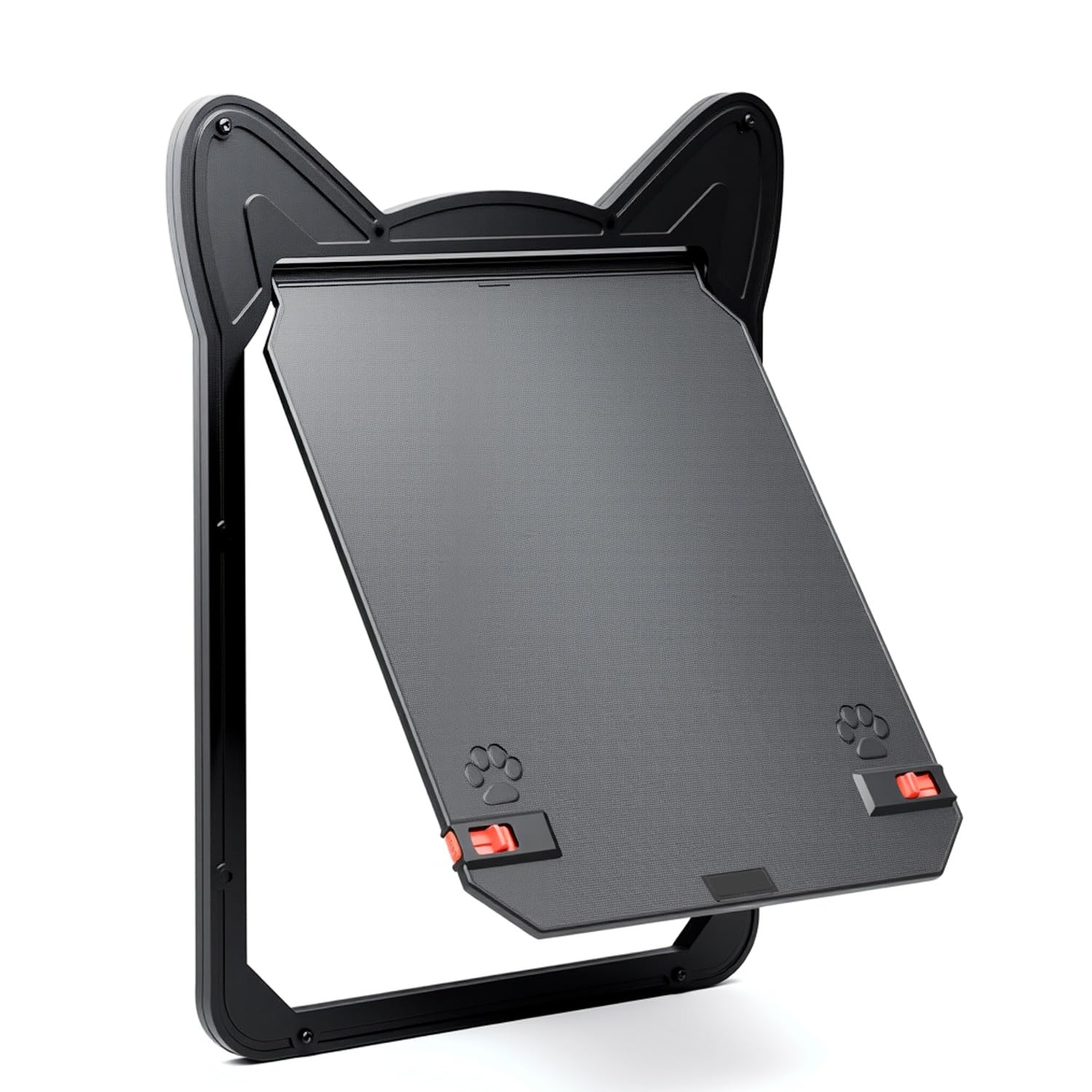 Photo 1 of Pet Screen Door for Small Dogs & Cats - Heavy Duty Magnetic Lockable Flap, Inside Door 8.59x6.62inch, Easy Install for Sliding Glass/Patio Doors Screen, Scratch-Resistant & Security Latch (Size M)