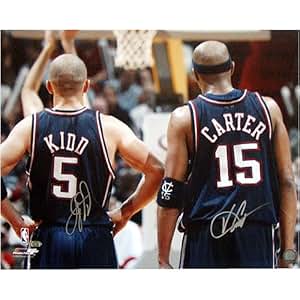 Amazon.com: Vince Carter & Jason Kidd Dual Signed Side By Side Reverse