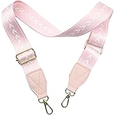 Adjustable Pink Purse Strap - 1.5" Wide Handbags, Camera, Guitar, Phone & Crossbody Bag Replacement Shoulder Straps(Gold Hardware)