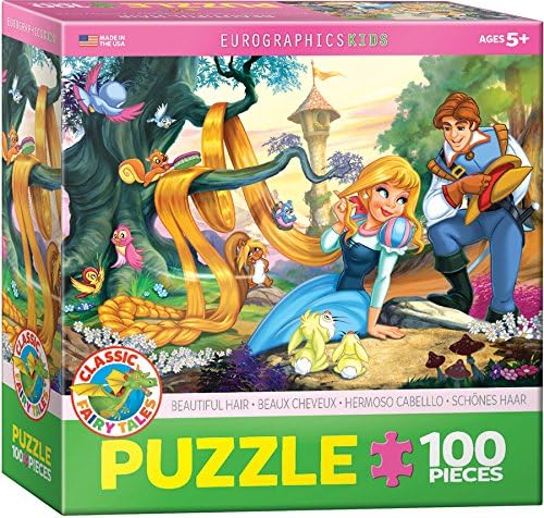 EuroGraphics Beautiful Hair Jigsaw Puzzle (100-Piece)